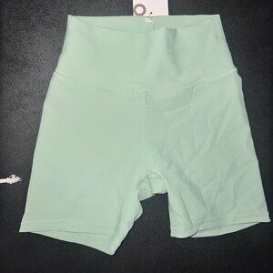 Willow Women’s Active Bike Shorts – Mint Green, Yoga/Fitness (S)